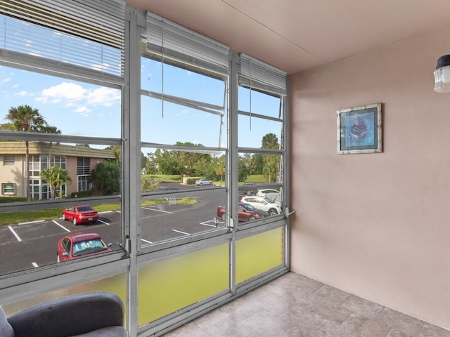 doorway to outside with plenty of natural light