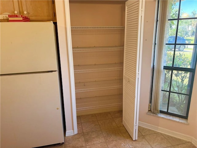view of storage area