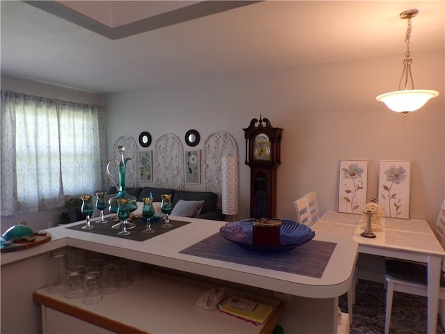 view of dining area