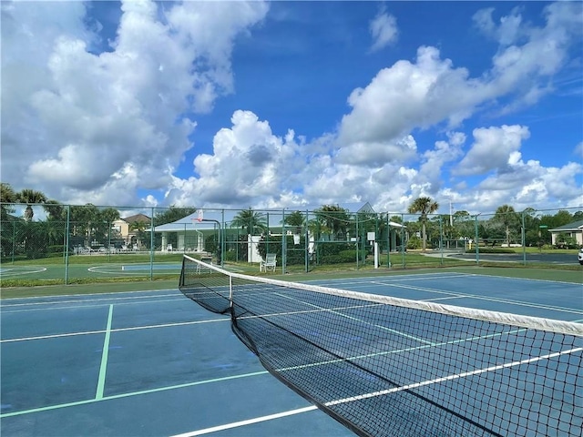 view of sport court featuring basketball court