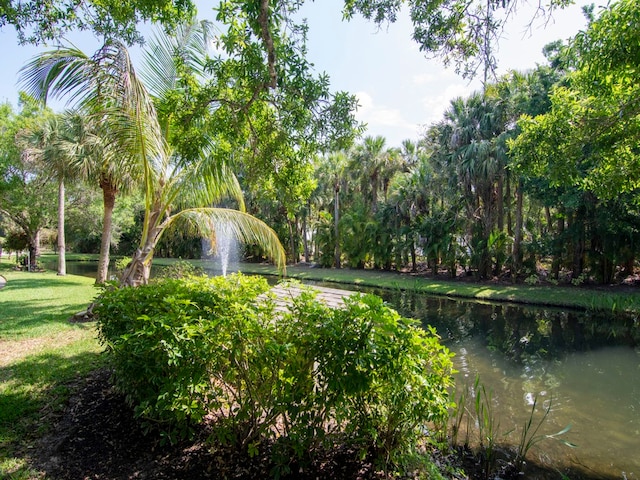 view of water feature