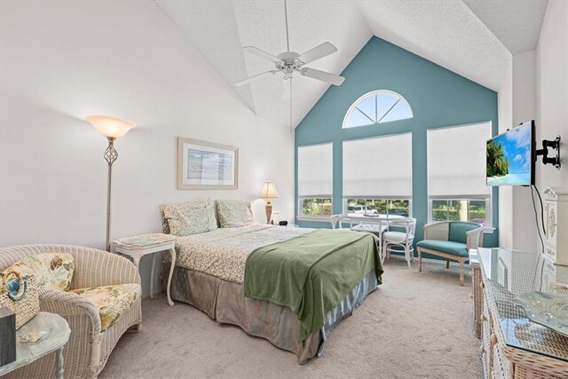 bedroom with a closet and ceiling fan