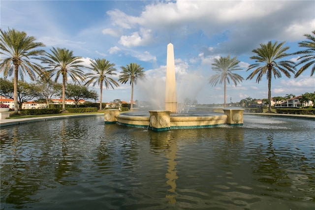 view of water feature