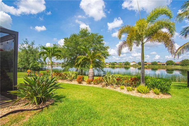 1712 Berkshire Cir SW, Vero Beach, FL 32968 - view of yard with a water view