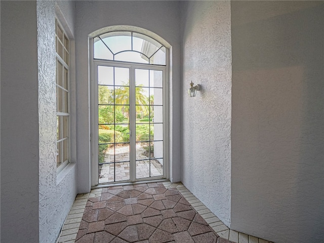 view of doorway to outside