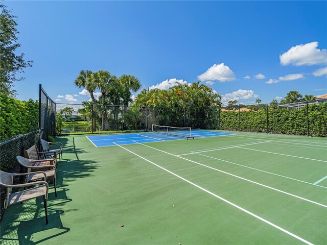 view of sport court with basketball court