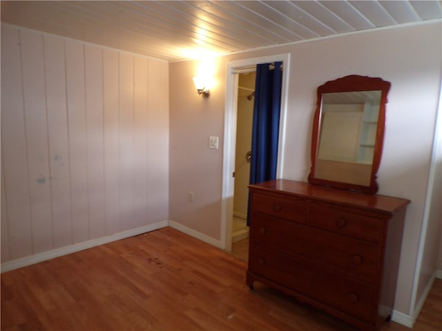 bedroom featuring hardwood / wood-style flooring