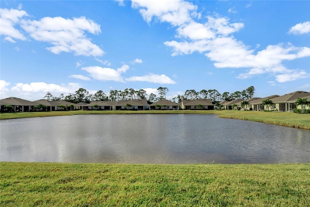 view of water feature featuring a residential view