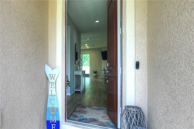 240 Barbossa Dr, Sebastian, FL 32958 - property entrance with stucco siding