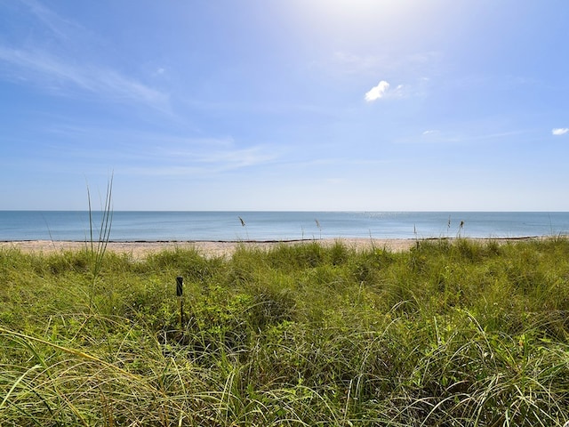 water view featuring a view of the beach