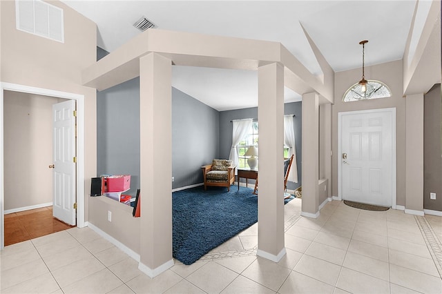 1925 Sylvester Ln, Port St Lucie, FL 34984 - entryway featuring light tile patterned floors and baseboards