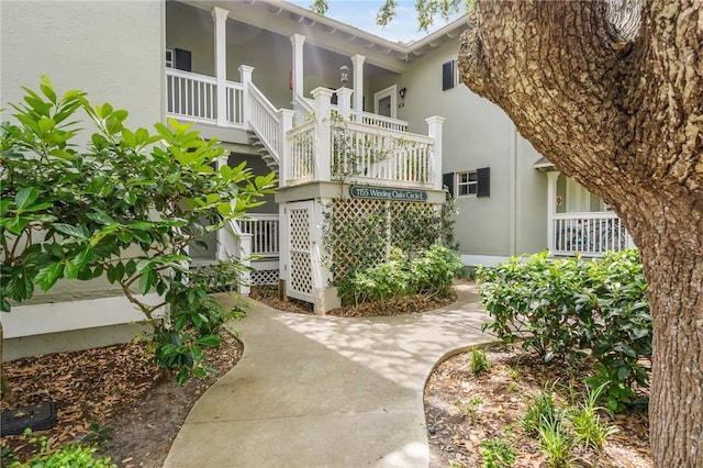 1155 Winding Oaks Cir E Unit 104, Vero Beach, FL 32963 - view of property's community with stairs