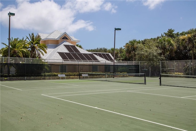 view of sport court