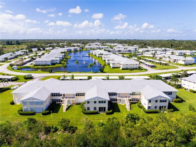 740 Lake Orchid Cir Unit 205, Vero Beach, FL 32962 - aerial view of residential area featuring a nearby body of water