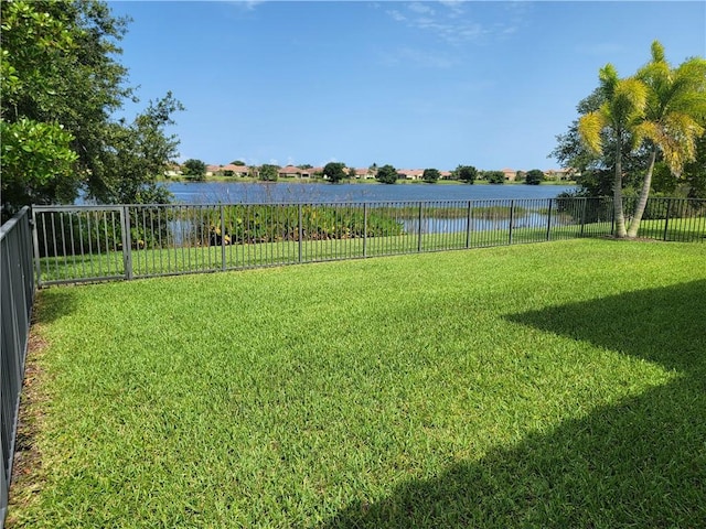 1808 Berkshire Cir SW, Vero Beach, FL 32968 - fenced backyard featuring a water view