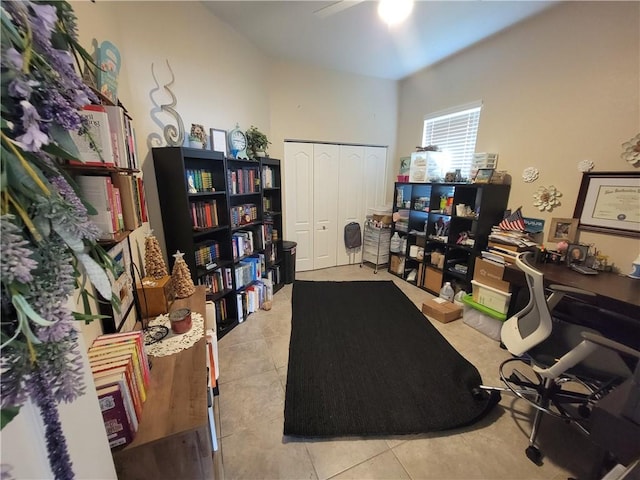 1808 Berkshire Cir SW, Vero Beach, FL 32968 - office space featuring ceiling fan and tile patterned flooring