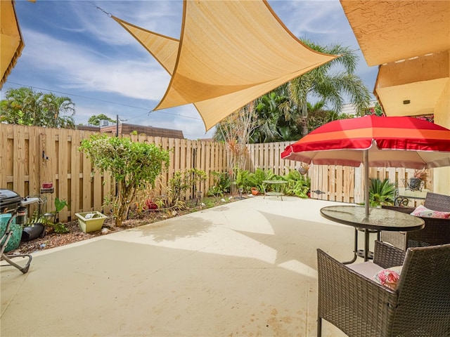 view of patio