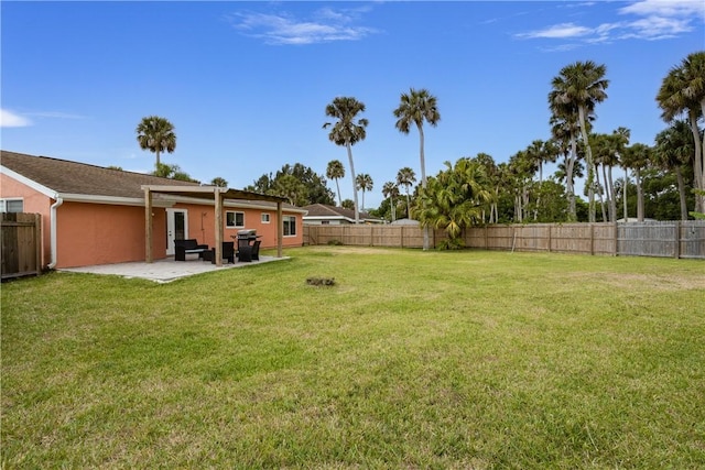 1203 Linmoor Cir NE, Palm Bay, FL 32907 - view of yard with a patio