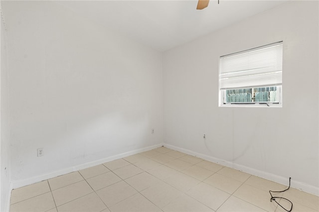 673 S Orlando Ave, Cocoa Beach, FL 32931 - unfurnished room with ceiling fan and baseboards