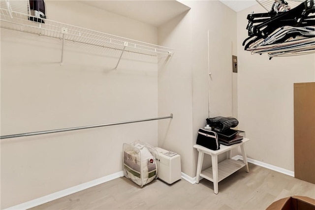 29 Plantation Dr Unit 202, Vero Beach, FL 32966 - spacious closet with light wood-style flooring
