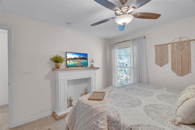 1360 18th Ave SW, Vero Beach, FL 32962 - bedroom featuring a ceiling fan and baseboards