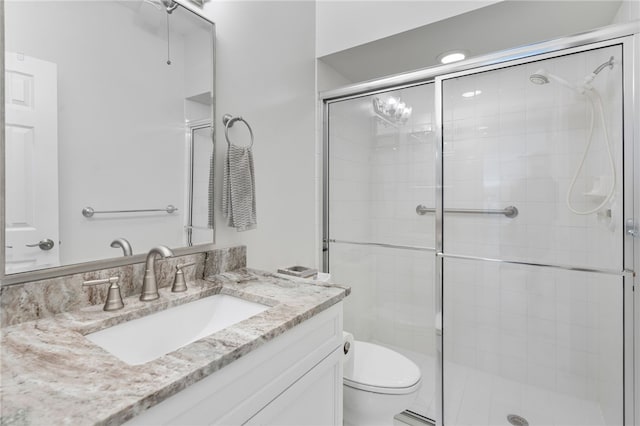 1872 Easthampton Ter, Vero Beach, FL 32966 - full bathroom with a shower stall, toilet, and vanity