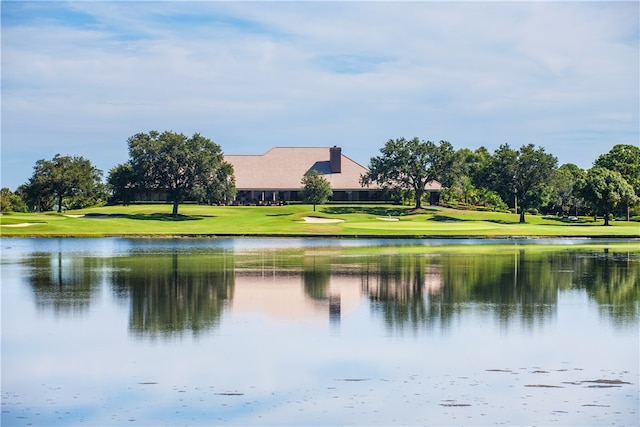 water view featuring golf course view