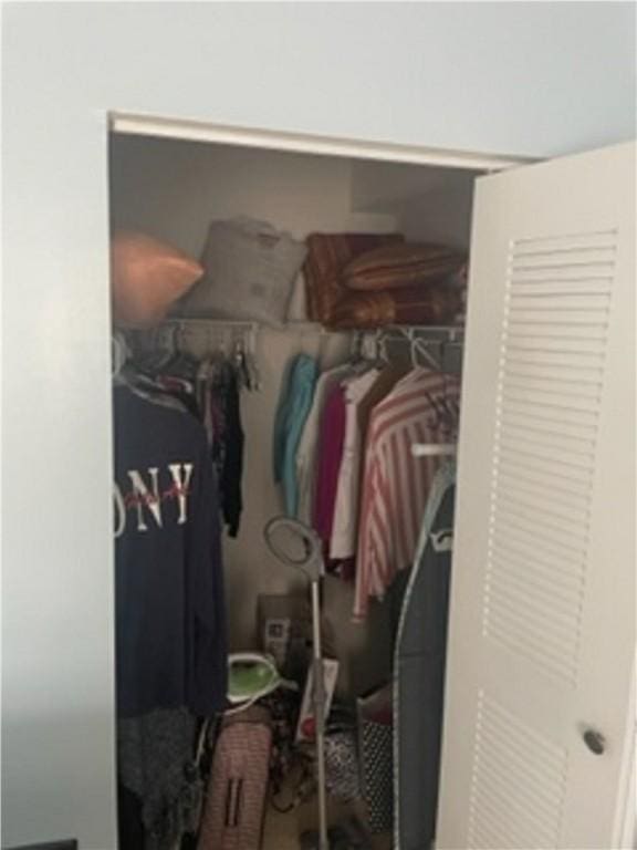 view of closet