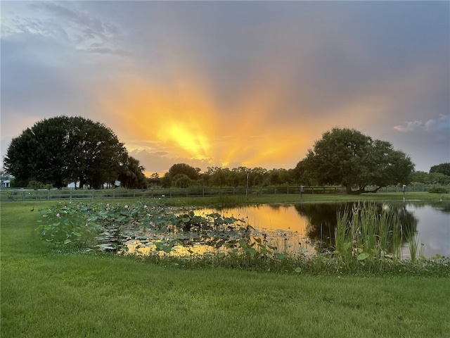 property view of water