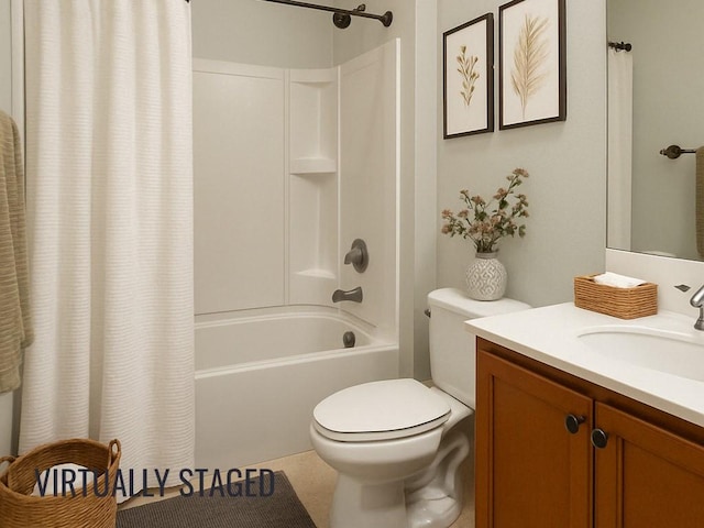 351 Monaco Pl, Vero Beach, FL 32960 - full bathroom featuring shower / tub combo and vanity