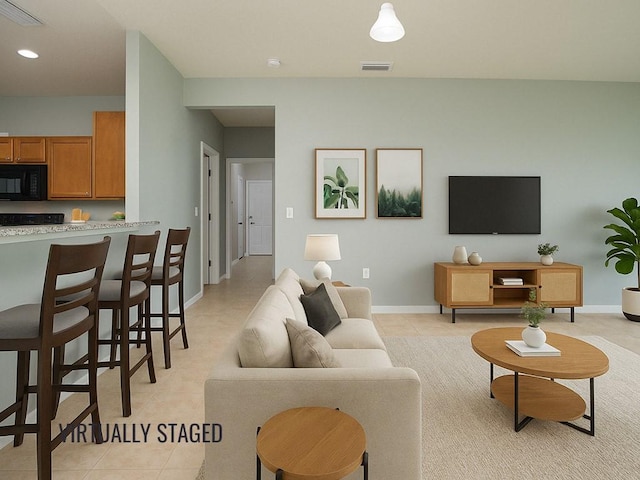351 Monaco Pl, Vero Beach, FL 32960 - living area featuring recessed lighting and baseboards