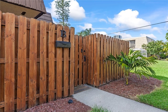 view of gate