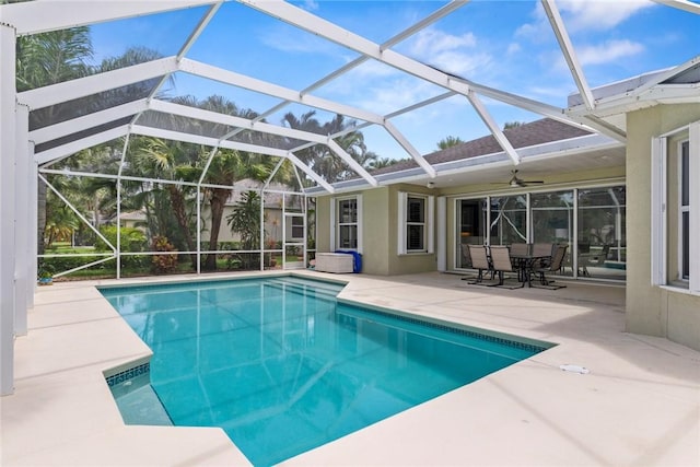 728 S Ocracoke Sq SW, Vero Beach, FL 32968 - swimming pool with a patio area and a lanai