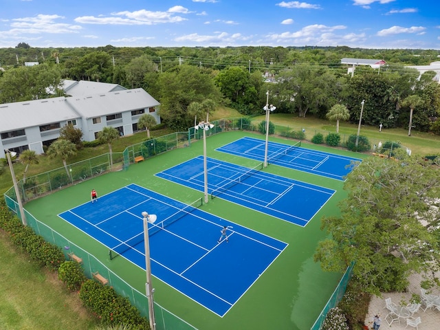 view of sport court