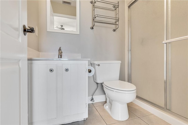1901 Indian River Blvd Unit 202D, Vero Beach, FL 32960 - full bath featuring tile patterned floors, a shower stall, and vanity