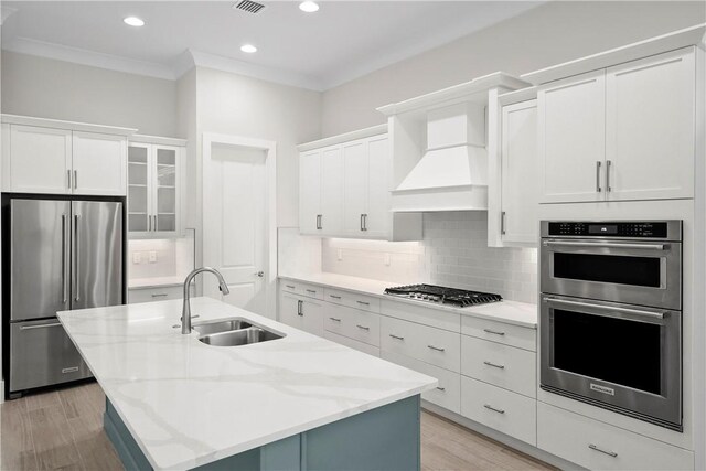 1820 Arawak St, Vero Beach, FL 32967 - full bathroom featuring vanity, toilet, visible vents, and a stall shower