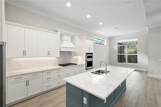 1820 Arawak St, Vero Beach, FL 32967 - hall featuring crown molding, baseboards, and recessed lighting