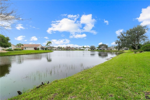 property view of water