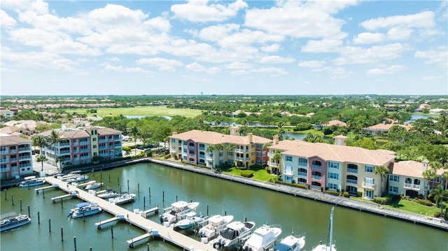 5520 N Harbor Village Dr Unit 203, Vero Beach, FL 32967 - drone / aerial view of a large body of water