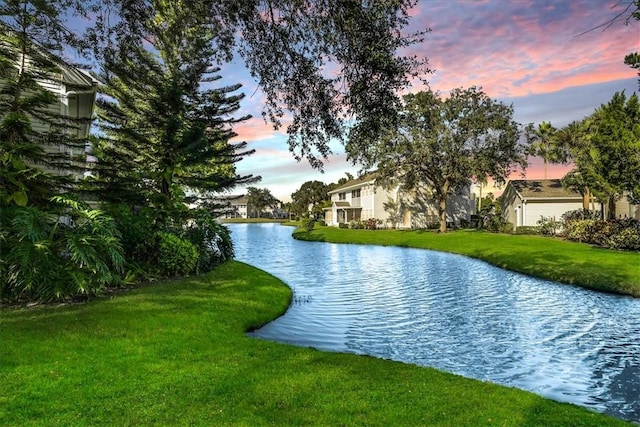 view of water feature