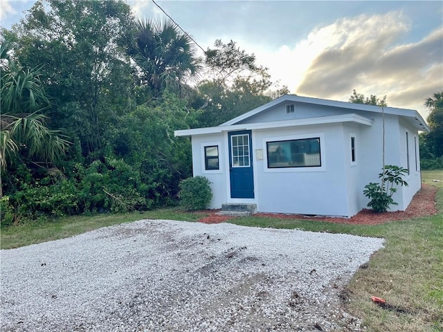 view of front of property