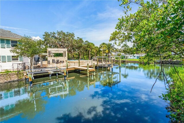 649 E Causeway Blvd, Vero Beach, FL 32963 - dock area with a water view
