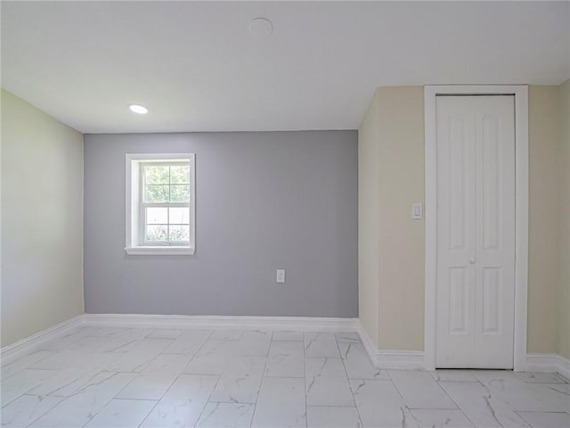 339 6th Ave SW, Vero Beach, FL 32962 - spare room with light marble finish floors and recessed lighting