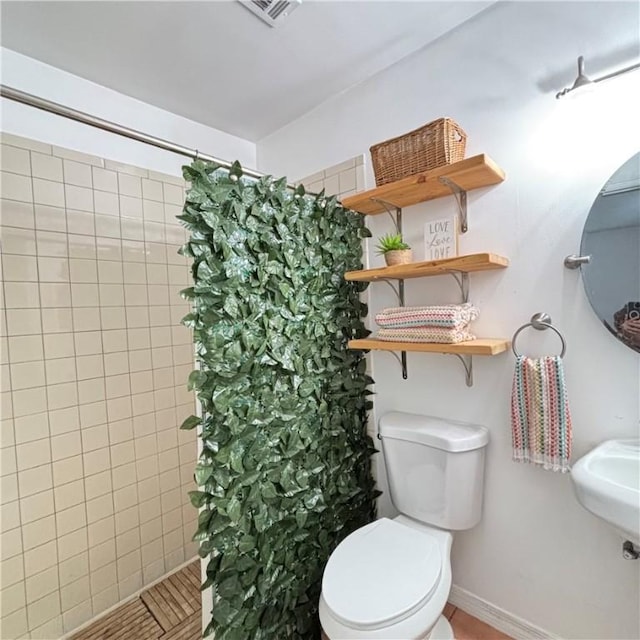 bathroom with toilet