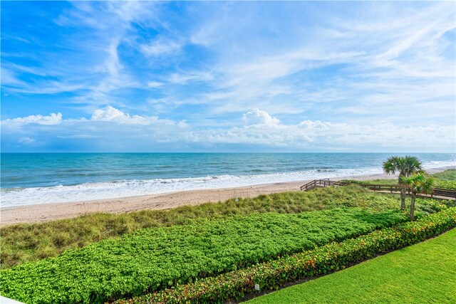 water view with a beach view