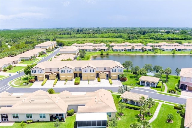 263 Provence Pl, Vero Beach, FL 32960 - aerial perspective of suburban area featuring a nearby body of water