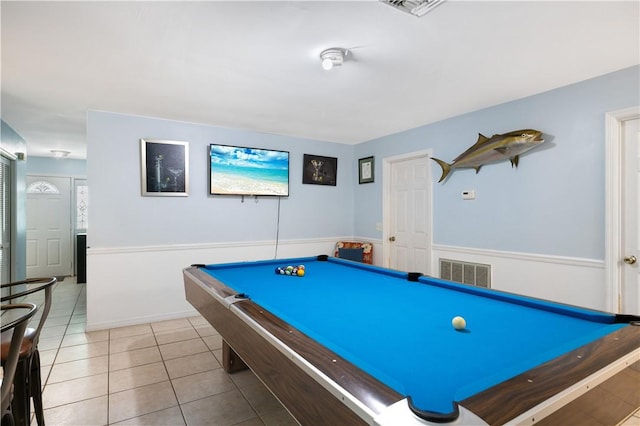 1635 71st Ct, Vero Beach, FL 32966 - game room featuring billiards and tile patterned flooring