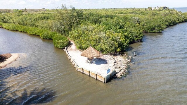 5740 Marina Dr Unit 2, Sebastian, FL 32958 - aerial view featuring a water view