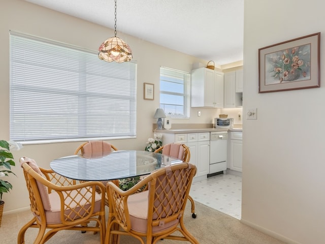 view of dining room