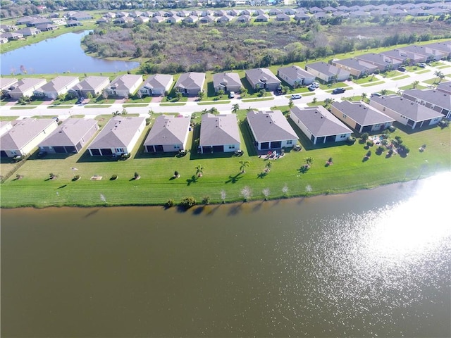 2215 Hawk River Dr SW, Vero Beach, FL 32962 - aerial view featuring a residential view and a water view